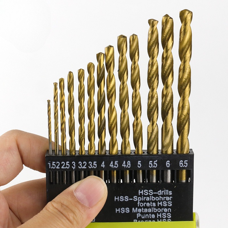 Home Improvement Center - 13-delige HSS-boorset met snel verwisselbare bits