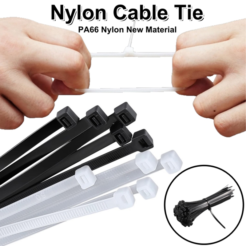 Home Improvements - Zelfsluitende nylon banden Verstelbare multifunctionele kabelbinders