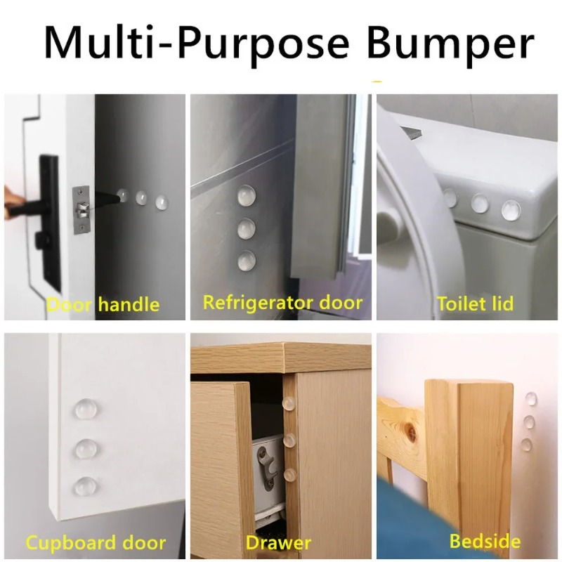 100 stuks zelfklevende deursto - Door Stopper Rubber recensie en prijs